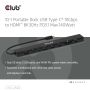 CLUB3D 10-1 Portable Dock USB Type-C® 10Gbps to HDMI™ 8K30Hz PD3.1 Max.140Watt (CSV-2550) thumbnail