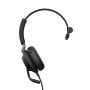 Jabra Evolve2 40 SE Headset Bedraad Hoofdband Kantoor/callcenter USB Type-C / USB Type-A Zwart (24189-889-799) thumbnail