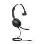 Jabra Evolve2 40 SE Headset Bedraad Hoofdband Oproepen/muziek USB Type-C / USB Type-A Zwart (24189-899-799) thumbnail
