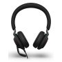 Jabra Evolve2 40 SE Headset Bedraad Hoofdband Oproepen/muziek USB Type-C / USB Type-A Zwart (24189-989-799) thumbnail