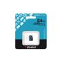 Kingston Technology 64GB microSDXC Canvas Go! Plus Gen4 200R A2 U3 enkel pakket zonder adapter (SDCG4/64GBSP) thumbnail