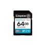 Kingston Technology 64GB SDXC Canvas Go Plus Gen4 200MB/s C10 UHS-I U3 V30 (SDG4/64GB) thumbnail