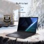 ASUS ExpertBook B3 B3405CCA-LY0758X Intel Core Ultra 5 225H Laptop 35,6 cm (14") WUXGA 16 GB DDR5-SDRAM 512 GB SSD Wi-Fi 6E (802.11ax) Windows 11 Pro US International Zwart, Grijs (90NX08L1-M00V00) thumbnail