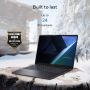 ASUS ExpertBook B3 B3605CCA-MB0370X Intel Core Ultra 5 225H Laptop 40,6 cm (16") WUXGA 16 GB DDR5-SDRAM 512 GB SSD Wi-Fi 6E (802.11ax) Windows 11 Pro US International Zwart, Grijs (90NX08N1-M00DE0) thumbnail