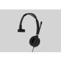 Yealink UH36 Mono Headset Bedraad Hoofdband Kantoor/callcenter USB Type-A Zwart, Zilver (UH36 MONO UC) thumbnail