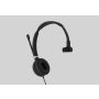 Yealink UH36 Mono Headset Bedraad Hoofdband Kantoor/callcenter USB Type-A Zwart, Zilver (UH36 MONO UC) thumbnail