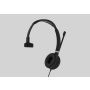 Yealink UH36 Mono Headset Bedraad Hoofdband Kantoor/callcenter USB Type-A Zwart, Zilver (UH36 MONO UC) thumbnail