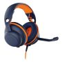 V7 HU590E hoofdtelefoon/headset Bedraad Hoofdband Onderwijs USB Type-C / USB Type-A Blauw, Oranje (HU590E) thumbnail