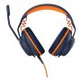 V7 HU590E hoofdtelefoon/headset Bedraad Hoofdband Onderwijs USB Type-C / USB Type-A Blauw, Oranje (HU590E) thumbnail