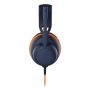 V7 HU590E hoofdtelefoon/headset Bedraad Hoofdband Onderwijs USB Type-C / USB Type-A Blauw, Oranje (HU590E) thumbnail