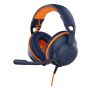 V7 HU590E hoofdtelefoon/headset Bedraad Hoofdband Onderwijs USB Type-C / USB Type-A Blauw, Oranje (HU590E) thumbnail