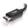 C2G 1m DisplayPort Cable with Latches 4K - 8K UHD M/M - Black Zwart (84400) thumbnail