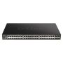 D-Link DGS-1250-52XMP netwerk-switch Managed L3 Power over Ethernet (PoE) Zwart (DGS-1250-52XMP) thumbnail
