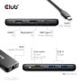 CLUB3D 8-1 Portable Dock USB Type-C® 10Gbps to HDMI™ and DisplayPort™ 8K30Hz PD Max.100Watt (CSV-2551) thumbnail