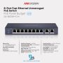 Hikvision DS-3E0310P-E/M 8 Port Fast Ethernet Unmanaged POE Switch (DS-3E0310P-E/M) thumbnail