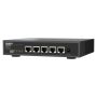 QNAP QSW-3205-5T netwerk-switch Unmanaged 10G Ethernet (100/1000/10000) Desktop Zwart (QSW-3205-5TYSW-FLEX-XG) thumbnail