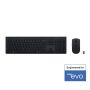 Lenovo 4X31K03931 toetsenbord Inclusief muis RF-draadloos + Bluetooth Amerikaans Engels Zwart (4X31K03931) thumbnail