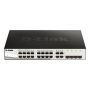 D-Link DGS-1210-20 netwerk-switch Managed L2 Gigabit Ethernet (10/100/1000) 1U Zwart (DGS-1210-20) thumbnail