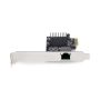 StarTech.com 1-Port 5G Gigabit PCIe Ethernet Adapter Kaart, 5G/2.5G/1G/100M/10M PCI Express Netwerkkaart, Realtek RTL8126, Windows en Linux, TAA Compliant (PR15GR-NETWORK-CARD) thumbnail