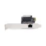 StarTech.com 1-Port 5G Gigabit PCIe Ethernet Adapter Kaart, 5G/2.5G/1G/100M/10M PCI Express Netwerkkaart, Realtek RTL8126, Windows en Linux, TAA Compliant (PR15GR-NETWORK-CARD) thumbnail