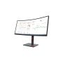 Lenovo ThinkVision T34w-30 86,4 cm (34") 3440 x 1440 Pixels Wide Quad HD LED Zwart (63D4GAT1EU) thumbnail