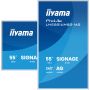 iiyama LH5581UHSG-1AG beeldkrant Digitale signage flatscreen 138,7 cm (54.6") Wifi 500 cd/m² 4K Ultra HD Wit Type processor Android 24/7 (LH5581UHSG-1AG) thumbnail
