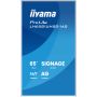 iiyama LH6581UHSG-1AG beeldkrant Digitale signage flatscreen 163,8 cm (64.5") Wifi 500 cd/m² 4K Ultra HD Wit Type processor Android 24/7 (LH6581UHSG-1AG) thumbnail