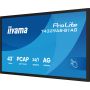 iiyama T4329AS-B1AG beeldkrant Interactief flatscreen 108 cm (42.5") LED Wifi 500 cd/m² 4K Ultra HD Zwart Touchscreen Type processor Android 24/7 (T4329AS-B1AG) thumbnail