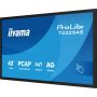 iiyama T4329AS-B1AG beeldkrant Interactief flatscreen 108 cm (42.5") LED Wifi 500 cd/m² 4K Ultra HD Zwart Touchscreen Type processor Android 24/7 (T4329AS-B1AG) thumbnail