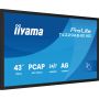 iiyama T4329AS-B1AG beeldkrant Interactief flatscreen 108 cm (42.5") LED Wifi 500 cd/m² 4K Ultra HD Zwart Touchscreen Type processor Android 24/7 (T4329AS-B1AG) thumbnail