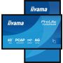 iiyama T4329AS-B1AG computer monitor 108 cm (42.5") 3840 x 2160 Pixels 4K Ultra HD LED Touchscreen Zwart (T4329AS-B1AG) thumbnail