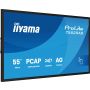iiyama T5529AS-B1AG beeldkrant Interactief flatscreen 138,7 cm (54.6") LED Wifi 500 cd/m² 4K Ultra HD Zwart Touchscreen Type processor Android 24/7 (T5529AS-B1AG) thumbnail