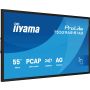 iiyama T5529AS-B1AG beeldkrant Interactief flatscreen 138,7 cm (54.6") LED Wifi 500 cd/m² 4K Ultra HD Zwart Touchscreen Type processor Android 24/7 (T5529AS-B1AG) thumbnail