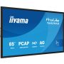 iiyama T6529AS-B1AG beeldkrant Kiosk-ontwerp 163,8 cm (64.5") LED Wifi 420 cd/m² 4K Ultra HD Zwart Touchscreen Type processor Android 24/7 (T6529AS-B1AG) thumbnail
