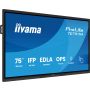 iiyama TE7515A-B1AG beeldkrant Digitale signage flatscreen 189,2 cm (74.5") Wifi 550 cd/m² 4K Ultra HD Zwart Touchscreen Type processor Android (TE7515A-B1AG) thumbnail