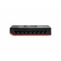 LevelOne GSW-0807 netwerk-switch Unmanaged Gigabit Ethernet (10/100/1000) Zwart, Rood (53015003701) thumbnail