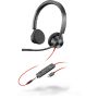POLY Blackwire 3325 Headset Bedraad Hoofdband Kantoor/callcenter USB Type-C Zwart (214017-101) thumbnail