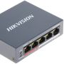 Hikvision DS-3E0105P-E/M(B) 4 Port Fast Ethernet Unmanaged POE Switch (DS-3E0105P-E/M(B)) thumbnail