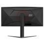 AOC G4 CU34G4Z computer monitor 86,4 cm (34") 3440 x 1440 Pixels Wide Quad HD LED Zwart, Rood (CU34G4Z) thumbnail