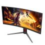 AOC G4 CU34G4Z computer monitor 86,4 cm (34") 3440 x 1440 Pixels Wide Quad HD LED Zwart, Rood (CU34G4Z) thumbnail
