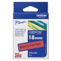 Brother TZE-441 labelprinter-tape Zwart op rood (TZE-441) thumbnail