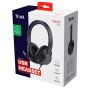 Trust Ayda Max USB Headset Bedraad Hoofdband Kantoor/callcenter USB Type-C / USB Type-A Zwart (25461) thumbnail