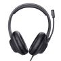 Trust Ayda Max USB Headset Bedraad Hoofdband Kantoor/callcenter USB Type-C / USB Type-A Zwart (25461) thumbnail