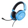 Trust GXT 498B Forta Headset Bedraad Hoofdband Gamen Blauw (25556) thumbnail