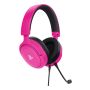 Trust GXT 498P Forta Headset Bedraad Hoofdband Gamen Roze (25557) thumbnail