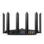 TP-Link Archer AX90 draadloze router Multi-Gigabit Ethernet Tri-band (2.4 GHz / 5 GHz / 5 GHz) Zwart (ARCHER AX90) thumbnail