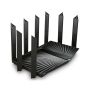 TP-Link Archer AX90 draadloze router Multi-Gigabit Ethernet Tri-band (2.4 GHz / 5 GHz / 5 GHz) Zwart (ARCHER AX90) thumbnail