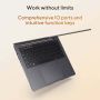 ASUS ExpertBook P3 PM3406CKA-LY0212X AMD Ryzen AI 7 350 Laptop 35,6 cm (14") WUXGA 32 GB DDR5-SDRAM 1 TB SSD Wi-Fi 6 (802.11ax) Windows 11 Pro US International Grijs (90NX0971-M007Z0) thumbnail