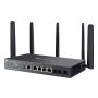 TP-Link Omada DR3650V-4G draadloze router Gigabit Ethernet Dual-band (2.4 GHz / 5 GHz) Zwart (DR3650V-4G(EU)) thumbnail