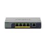 NETGEAR GS105EP Unmanaged Gigabit Ethernet (10/100/1000) Power over Ethernet (PoE) Grijs (GS105EP-100EUS) thumbnail
